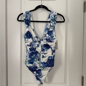NWT For Love and Lemons Floral Bodysuit